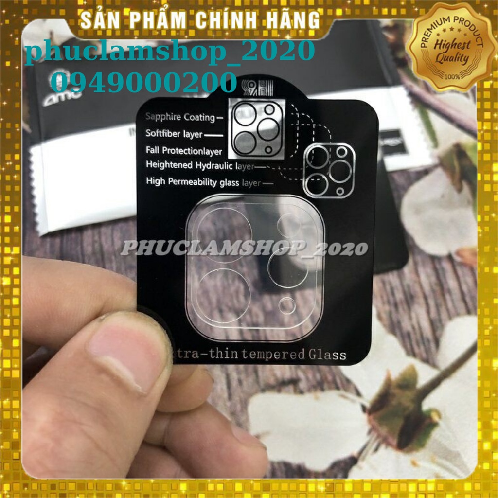 Tấm dán kính cường lực AMC bảo vệ Camera cho iPad Pro 12.9 inch 2020 2021, iPad Pro 11.0 inch 2020 2021 chống xước