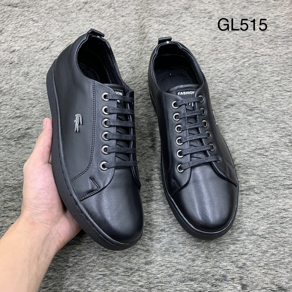 Giầy thể thao nam da bò thật hàng tốt, giầy nam trẻ trung năng động