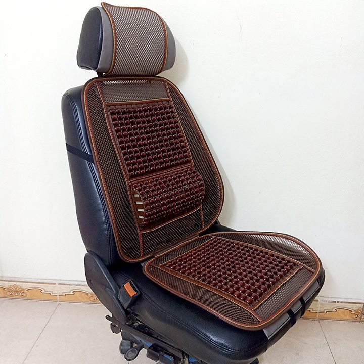 Lưới Lót Ghế Tựa Lưng Hạt Gỗ Chống Nóng, Mát Xa HG1 giá tốt