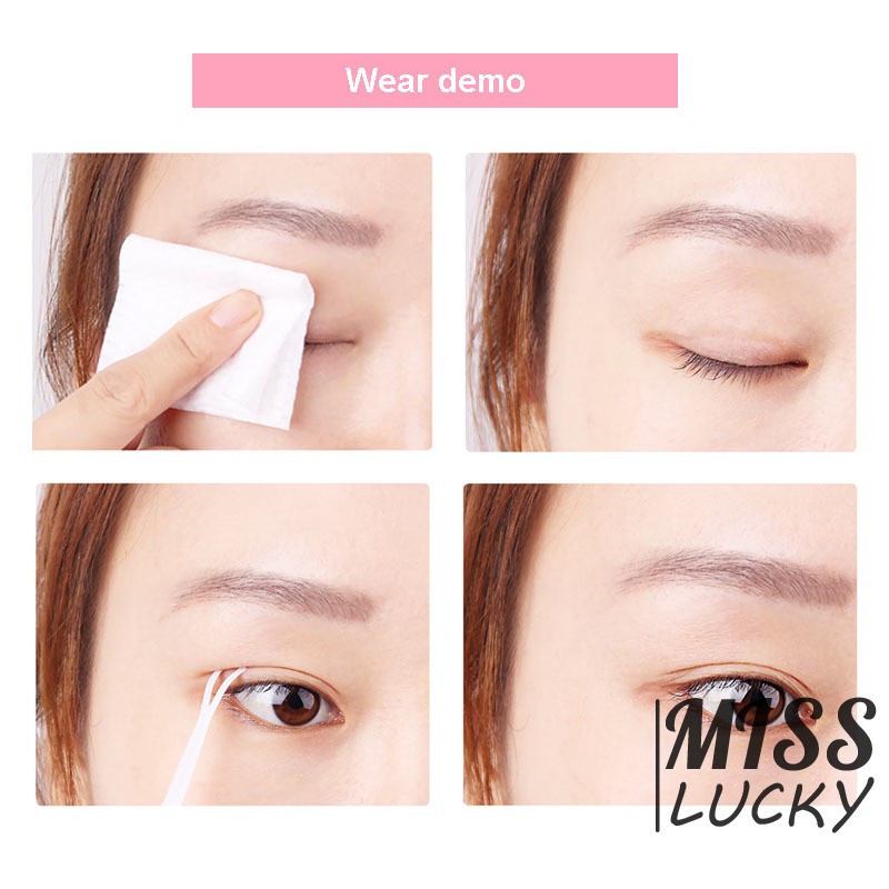 [Hàng mới về] Miếng dán kích mí tự dính chống lộ tạo mắt hai mí tiện dụng