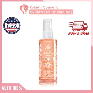 [SALE LỖ] Xịt thơm body Mini Bath & Body Works (88ml)_Pretty as a peach