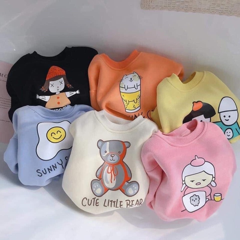 Áo nỉ bé trai bé gái
