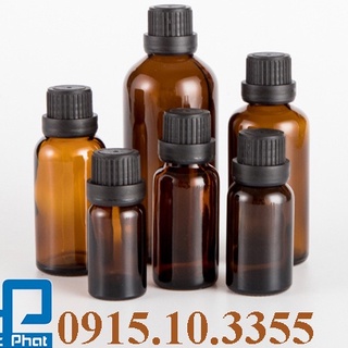Combo 100 vỏ chai thủy tinh : 30ml-20ml-10ml -lọ chiết tinh dầu