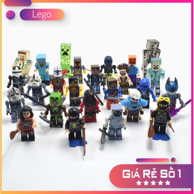 Trứng Nhân Vật Mô Hình Lego Minifigure [GIÁ RẺ]