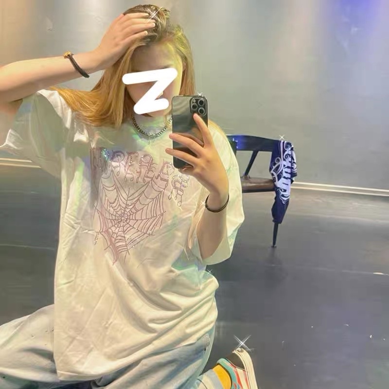 ÁO THUN ĐÍNH HẠT PHA LÊ KÈM HÌNH THẬT