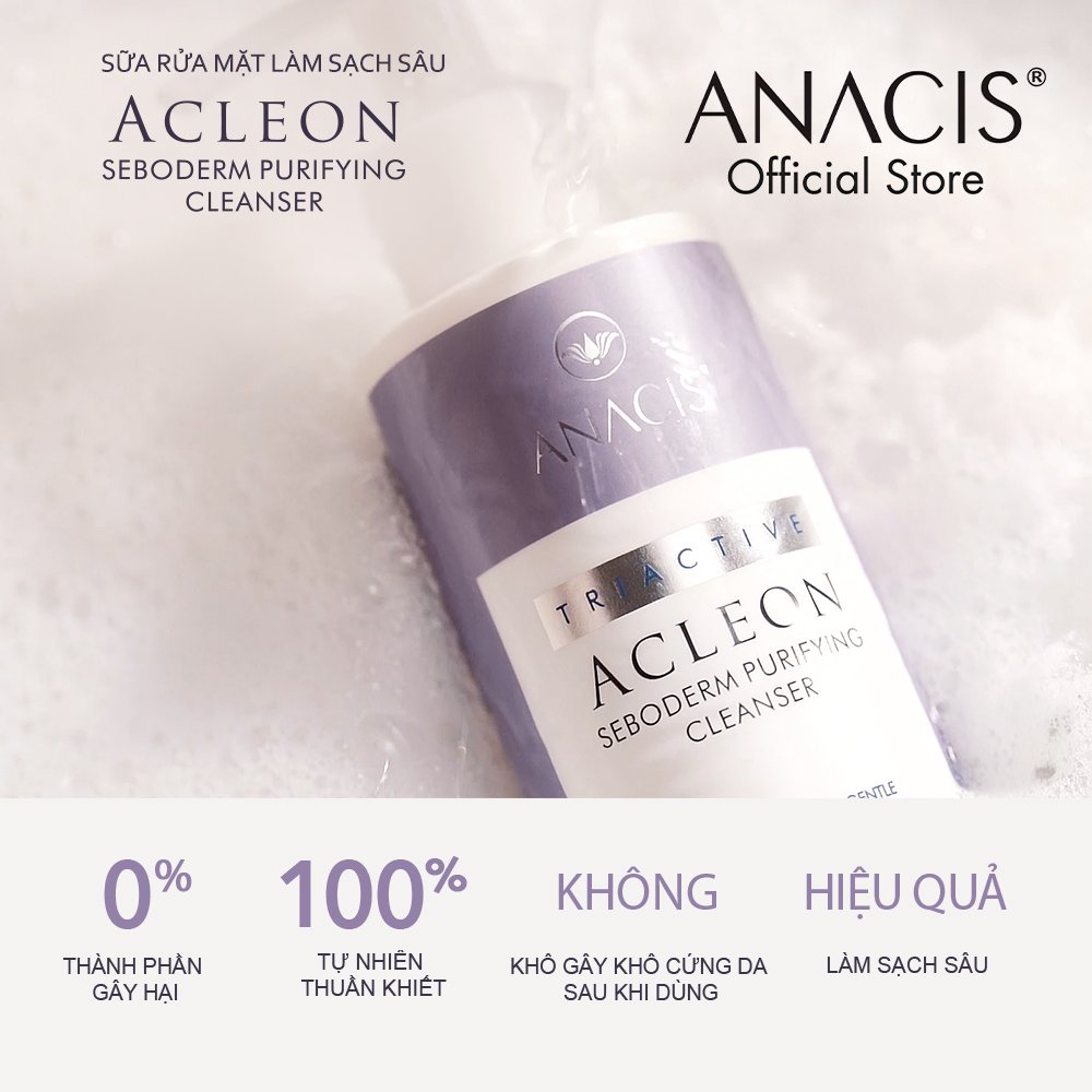 Toner cân bằng cho làn da dầu mụn Acleon Clarifying Toning Lotion 200ml
