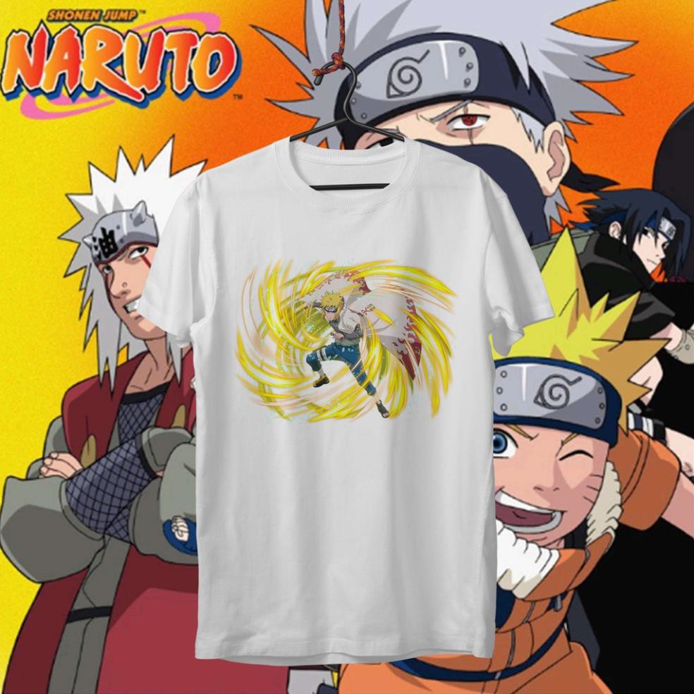 RẺ VÔ ĐỊCH- [HOKAGE ĐỆ TỨ] Áo Thun Naruto - Namikaze Minato (Hokage Đệ Tứ)  cực chất và đẹp - MNT-013