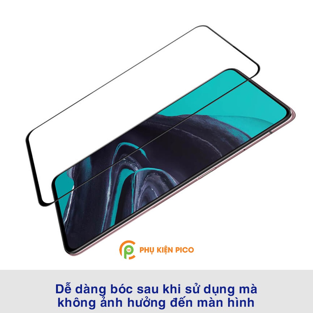 Kính cường lực Reno 2 / Oppo Reno 3 full màn hình viền đen siêu mỏng độ cứng 9H - Dán màn hình Oppo Reno 2