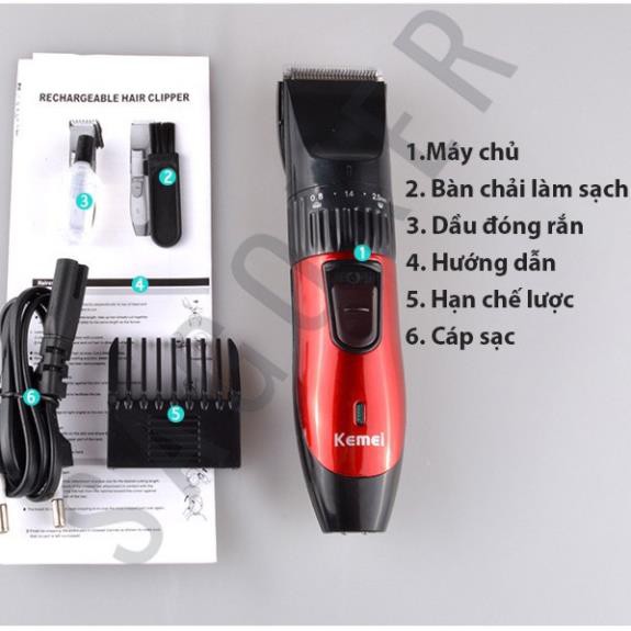 Tông đơ cắt tóc sạc điện KEMEI KM-730, mã SG_TĐ_KEMEI