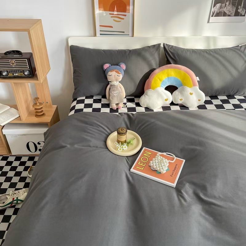 Bộ chăn ga gối Cotton TC kẻ MÂY BEDDING đủ màu đủ kích thước nệm | BigBuy360 - bigbuy360.vn