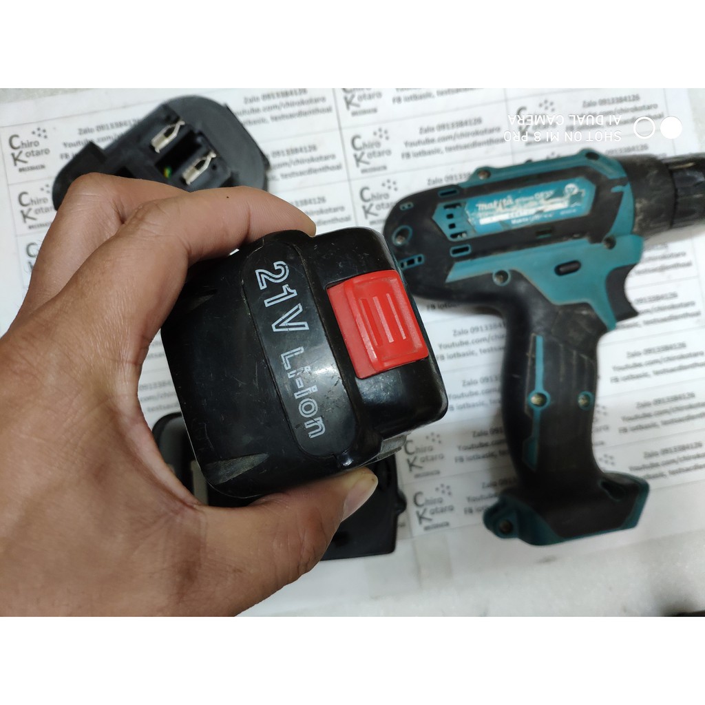 Đế chuyển chân khoan, vit Makita tàu 12v, 14v, 16v, 18v, 21v, 26v sang dùng pin cài Makita