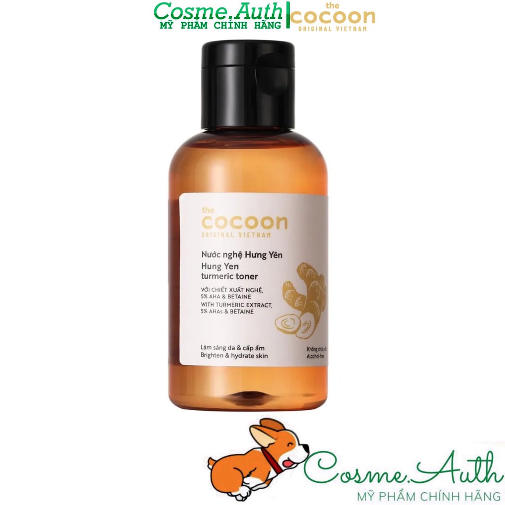 Nước Nghệ Hưng Yên Cocoon - Hung Yen Turmeric Toner 140ml