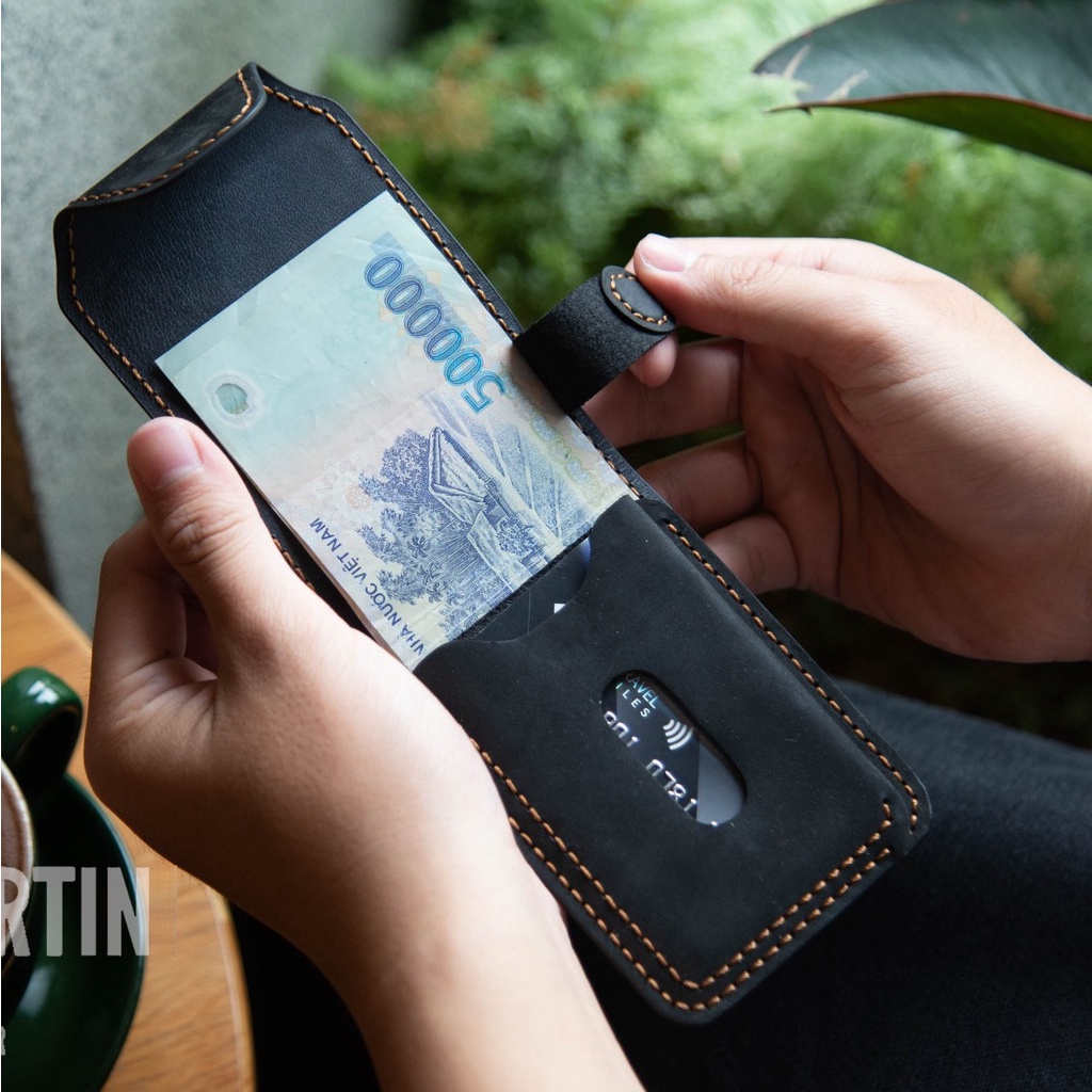 Ví Nam Cao Cấp Da Bò Thật Chính Hãng Sanagor Kiểu Dáng Mini Sang Trọng SEN03