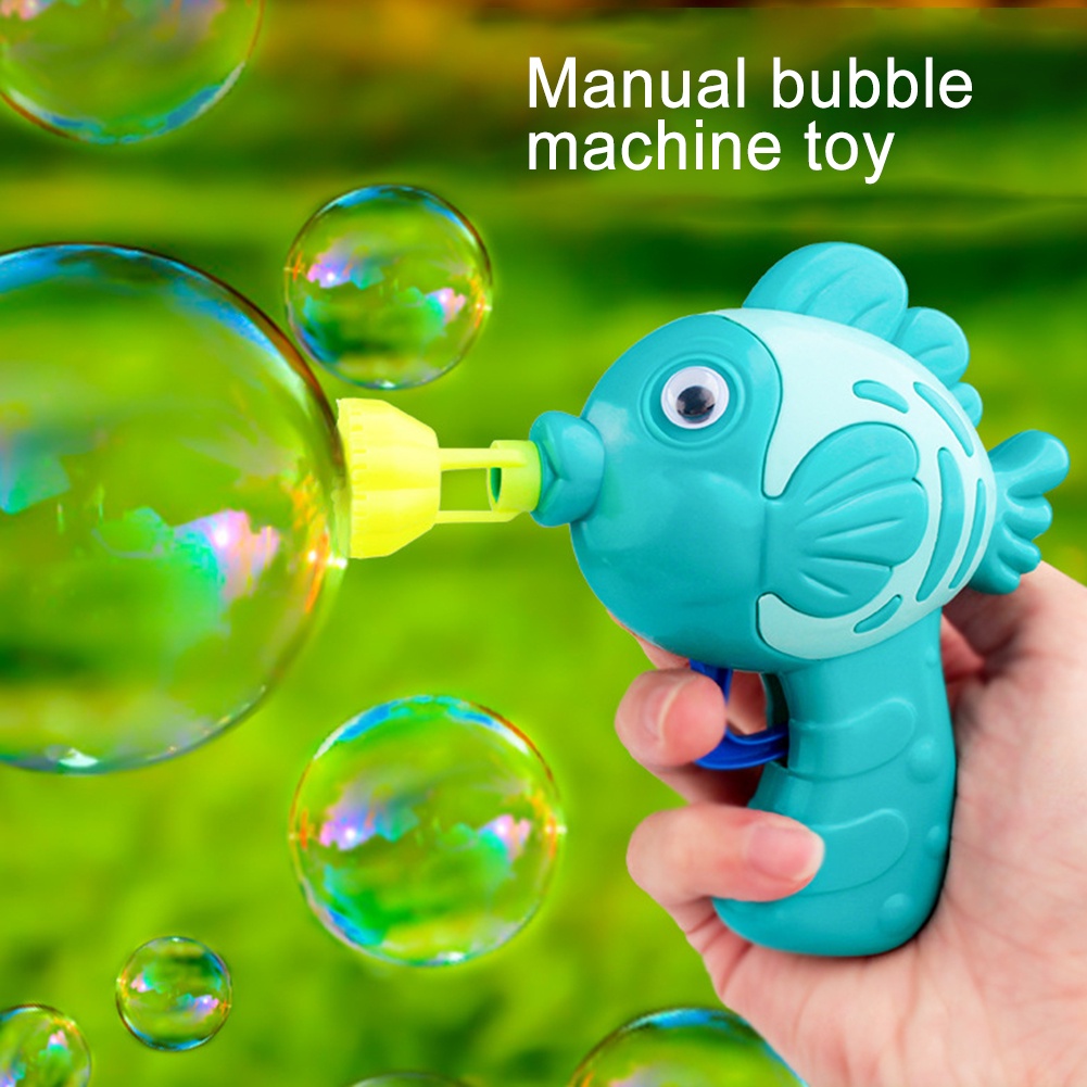 Đồ chơi thổi bong bóng xà phòng hình con cá hoạt hình đáng yêu