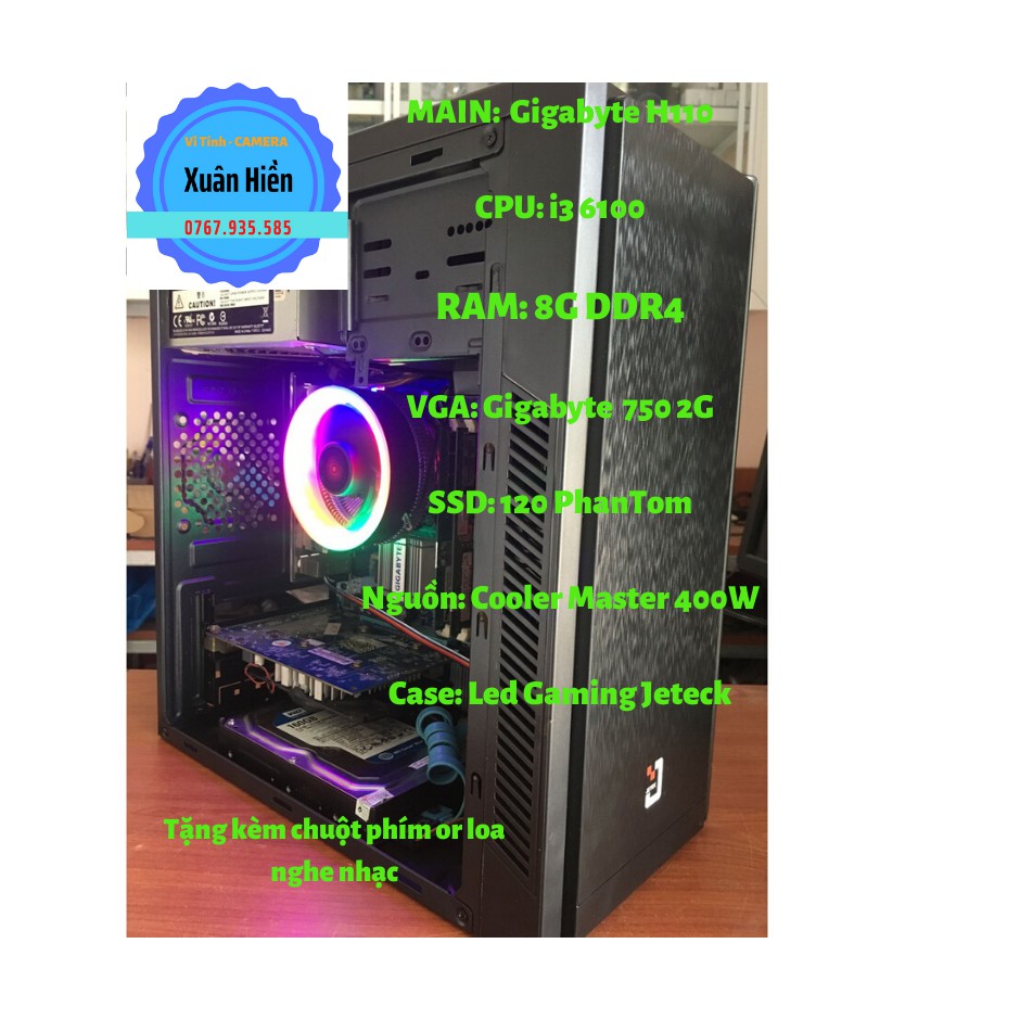 Bộ máy H110 i3 chiến games, đồ họa mượt mà | BigBuy360 - bigbuy360.vn