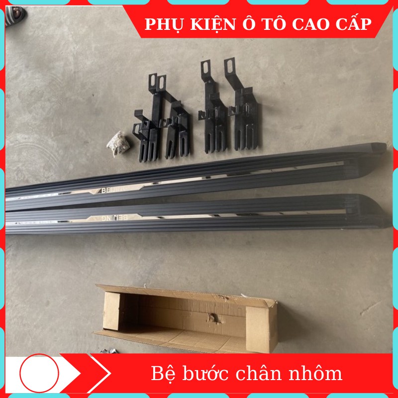 Bệ bước chân nhôm 🔸 LOẠI TỐT 🔸 bệ bước chân nguyên khối xe Beijing X7 màu đen sang trong
