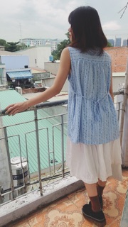 Áo xô hoa nhí
