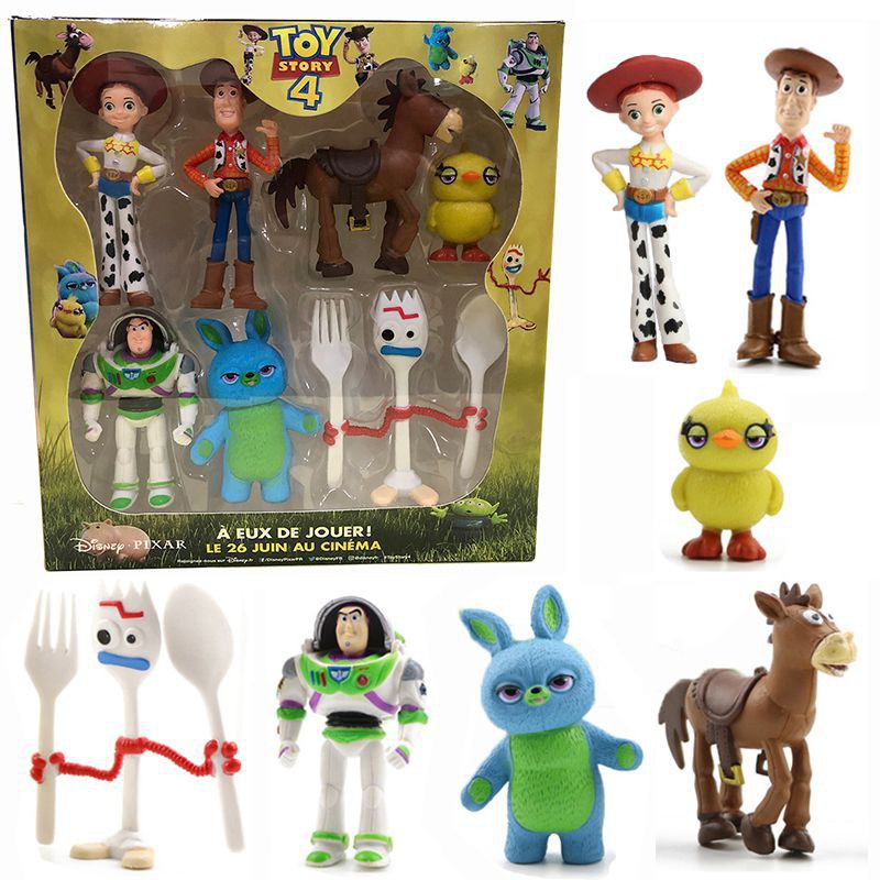Bộ 7 Mô Hình Nhân Vật Phim Hoạt Hình Toy Story 4 Woody