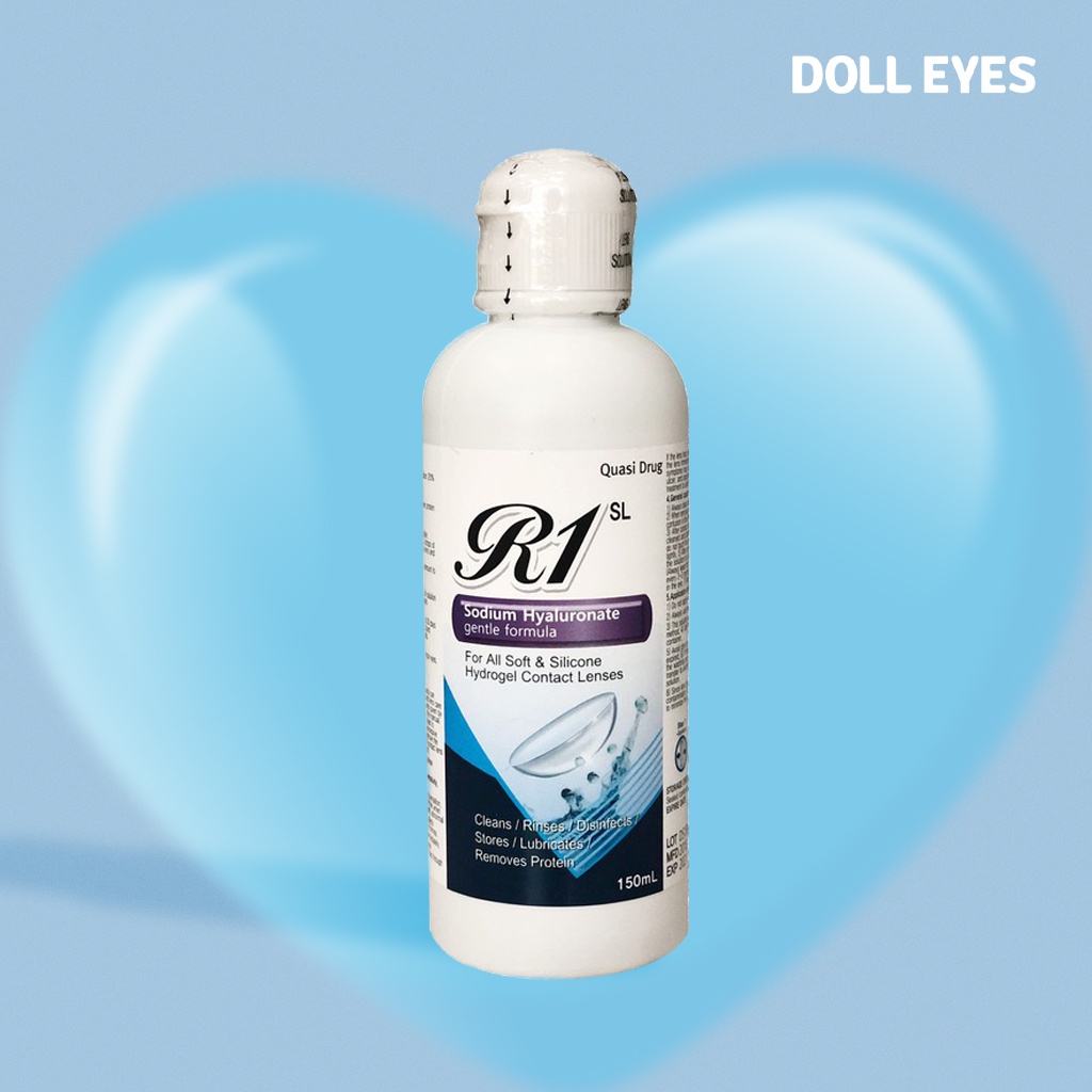 Dung dịch ngâm lens DOLL EYES - Medilens Multi Purpose Solution R1 - 150ML - Hàng chính hãng