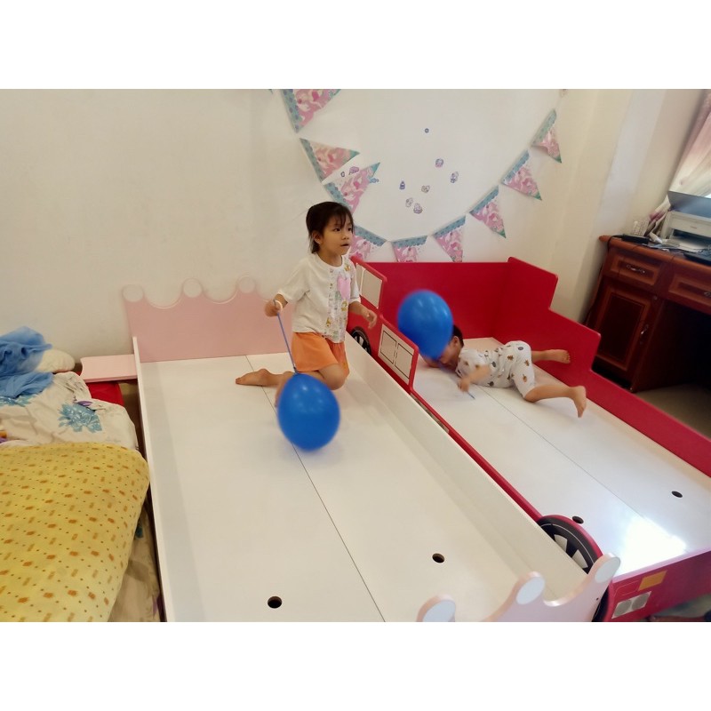 Giường gỗ bé gái 1mx1m9