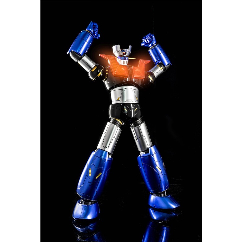 Mô mình robot CR02 MAZINGER Z Chứa Đèn Led Kim Loại Hợp Kim 37Cm metal alloy action