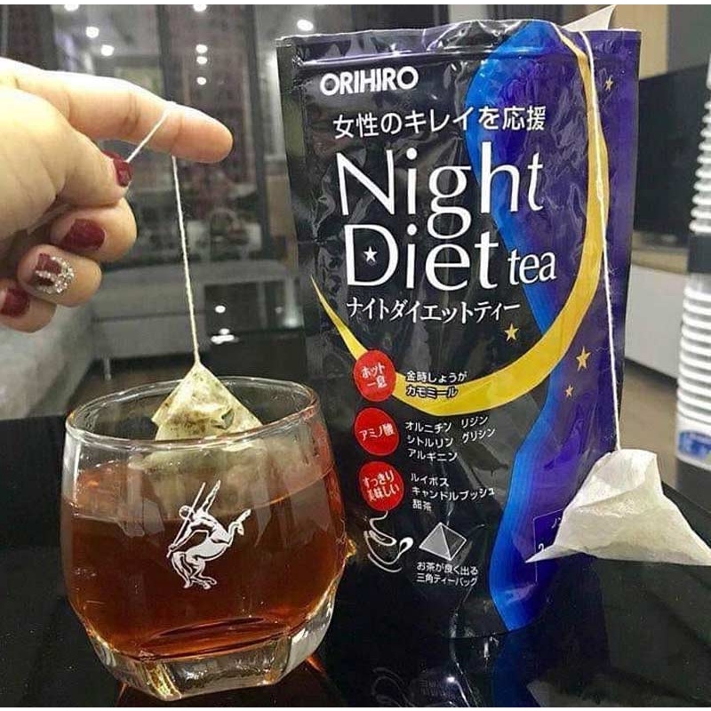 Trà Hỗ Trợ Giảm Cân Ban Đêm Orihiro Night Diet Tea