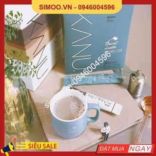 💥 ⚡ SẢN PHẨM CHÍNH HÃNG 💥 ⚡ Kanu Decaf Latte - Cafe hoà tan đã tách cafein (hàng Hàn bay air) 💥 ⚡