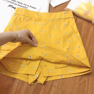 Set chân váy + áo hoa cúc