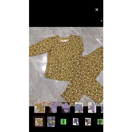 Bà già túi thun lạnh tay dài