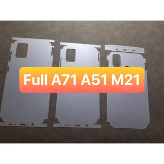 Dán ppf full viềng mặt sau samsung a51 , a71