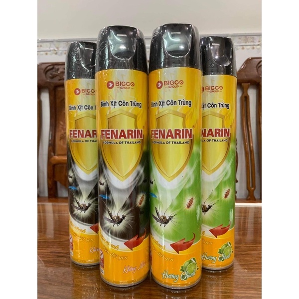 Xịt Côn Trùng Fenarin BIGCO 600ml