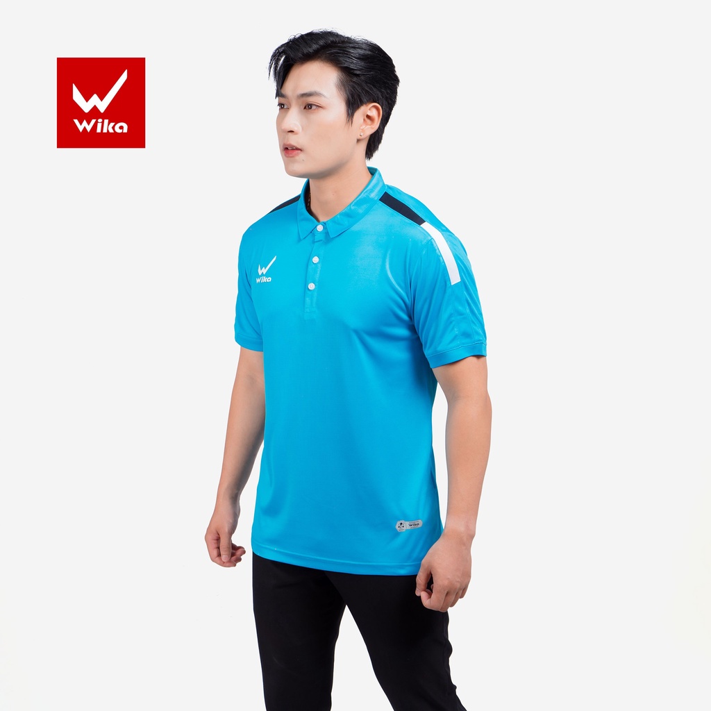 Áo Thun Polo Nam Thể Thao Nam Wika Chính Hãng Chất Vải Polyester Co Giãn Thoáng Mát