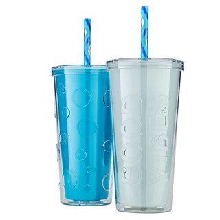 Ly đổi màu Parker Lane Double Wall Straw, 660ml