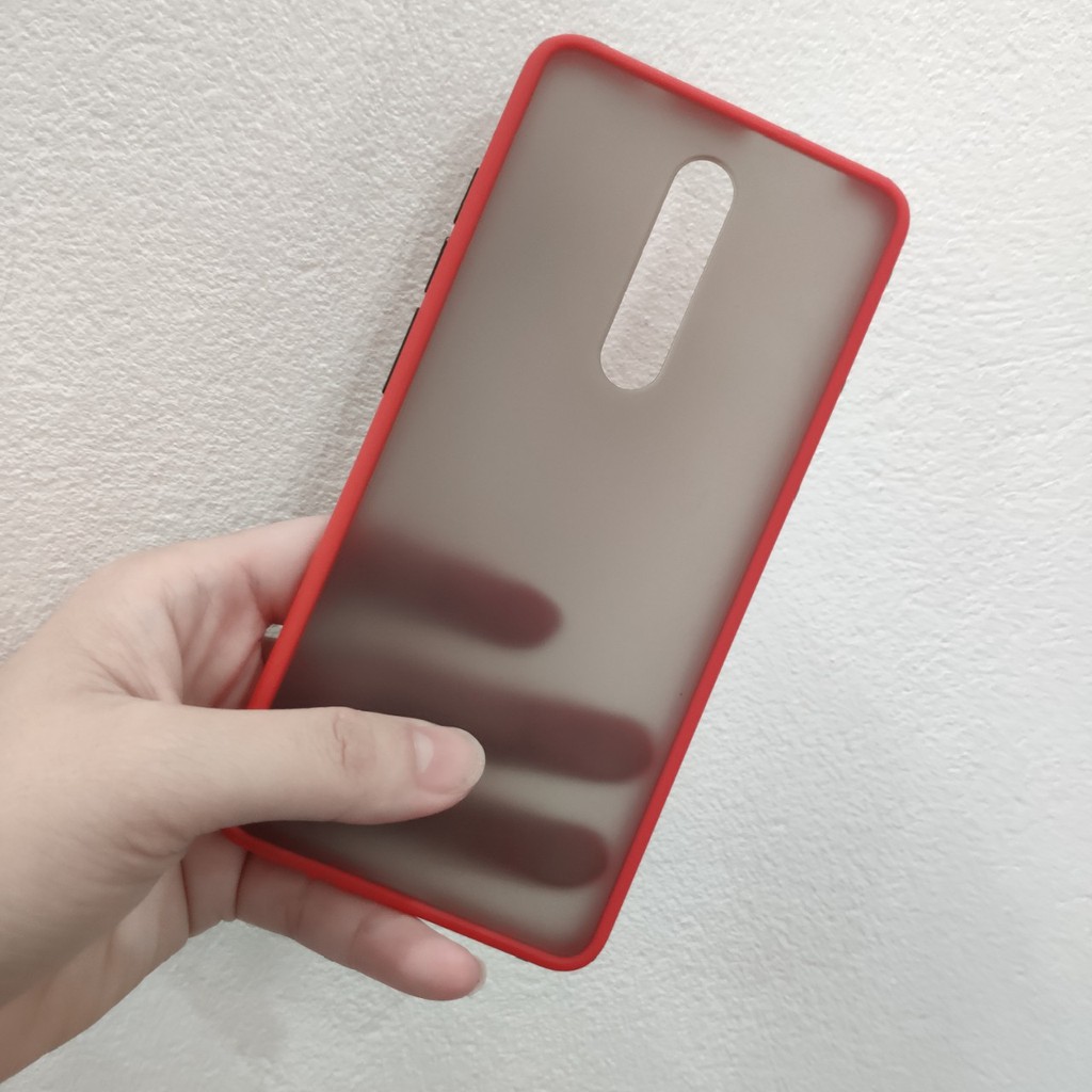Ốp lưng Xiaomi Redmi k20 pro K40 pro mi 9t k30 pro mi 10 redmi 9a 9c Note 10 10 pro note 5 pro cao su non nhám viền màu