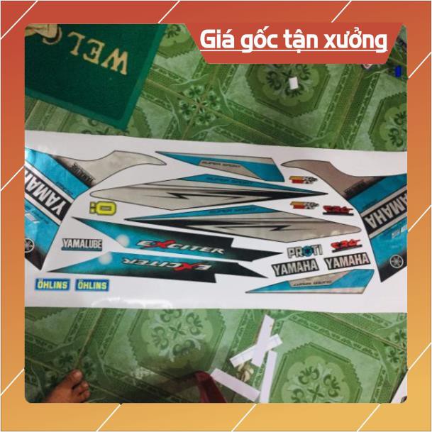 Tem rời ex 2011 chất liệu Crom cao cấp. Có shop bán Crom giả ae lưu ý.