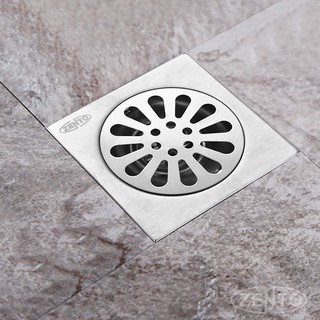 Phễu thoát sàn chống mùi hôi inox Zento TS102-L