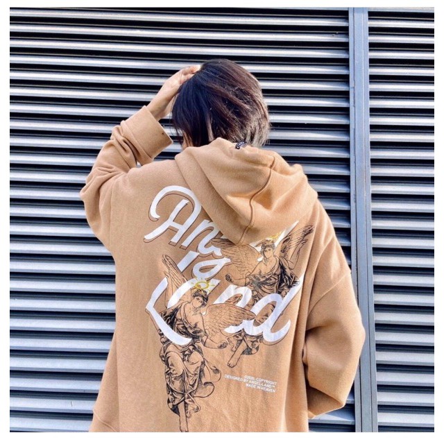 [Mã SRJULY1215 giảm 20K đơn 50K] Áo Khoác Hoodie Nỉ Ngoại ANGEL LAND Có Giây Kéo (Ảnh Thật) | BigBuy360 - bigbuy360.vn