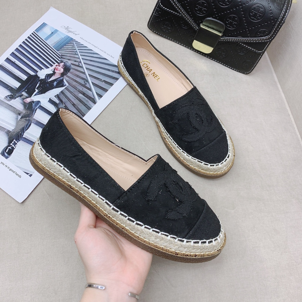 Giày Slipon Thêu Chữ X Nổi Đế Nhựa