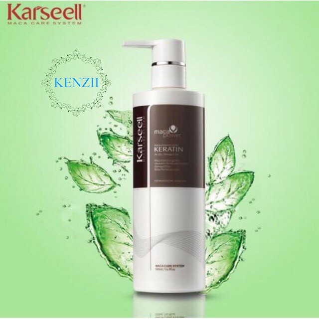 KEM HẤP Ủ TÓC  KERATIN PHỤC HỒI TÓC HƯ TỔN HƯƠNG NƯỚC HOA KARSEELL 500ML - KENZII HAIR