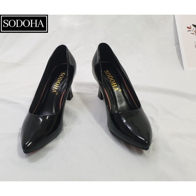 Giày cao gót nữ mẫu mới SODOHA gót cao 7cm SDH266