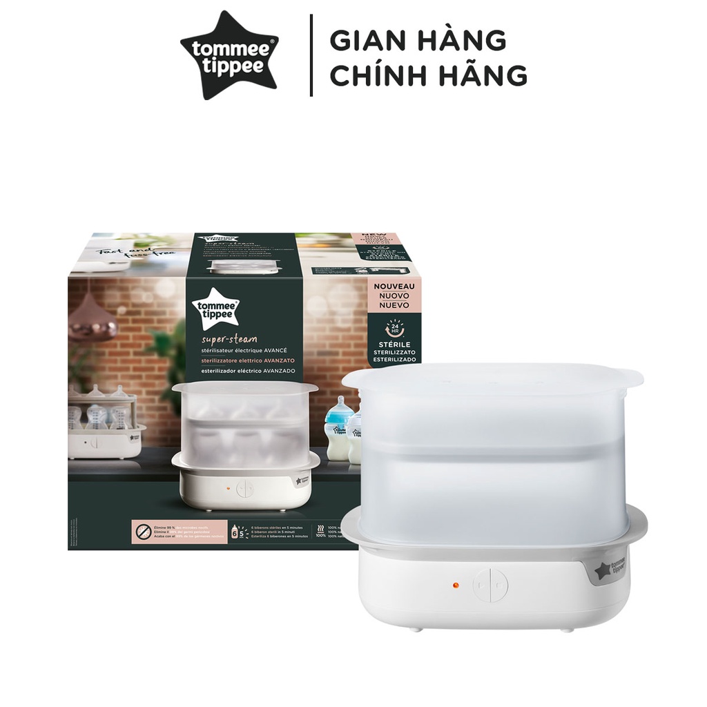 Máy tiệt trùng hơi nước Tommee Tippee Super-Steam