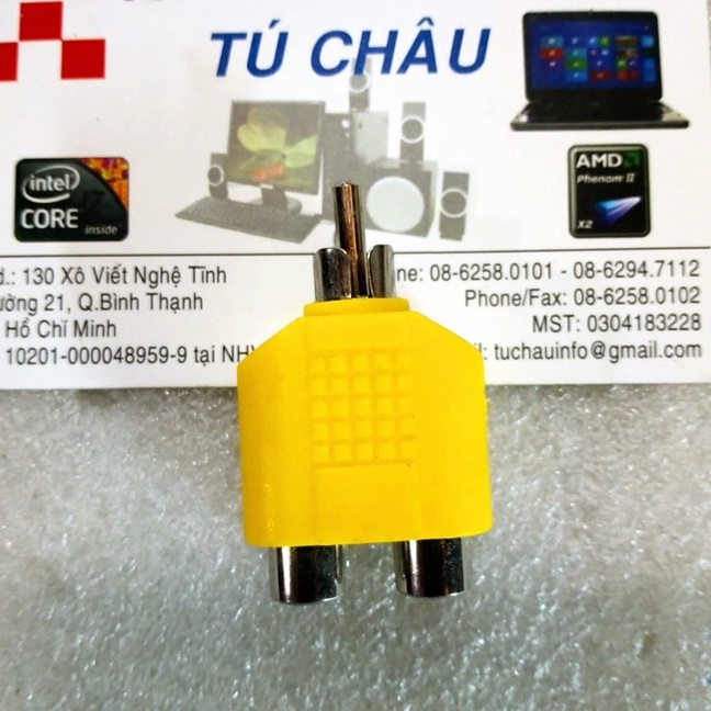Đầu chia AV 1 ra 2 AV
