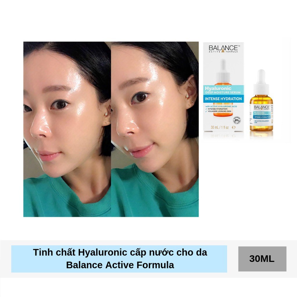 Serum Cấp Nước Dưỡng Ẩm Balance Active Formula Hyaluronic Deep Moisturizing 30ml