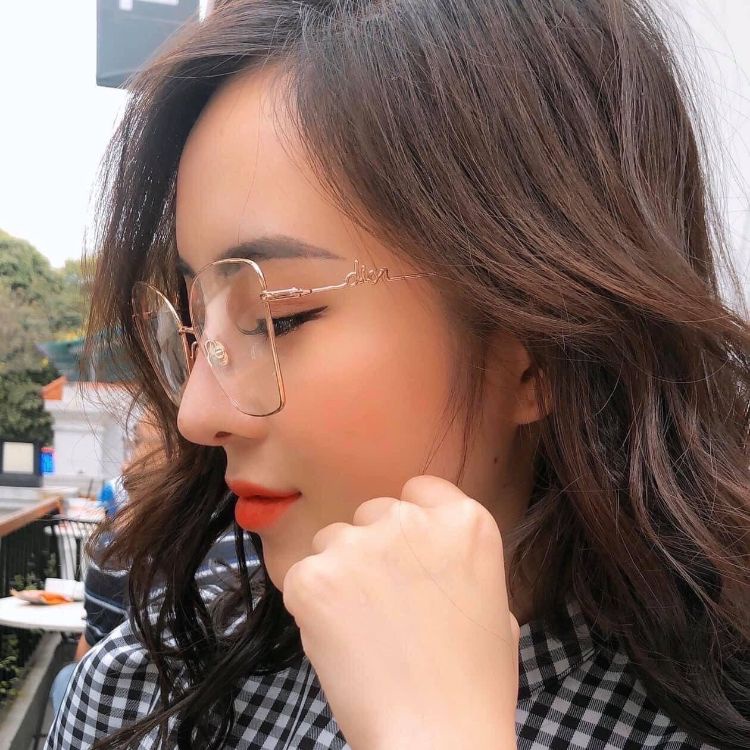 Kính Mắt Mèo Gọng Kim Loại, DI - OR, Sang trọng, Phiên bản cao cấp, Bảo hành 12 tháng - donghokinhmat168