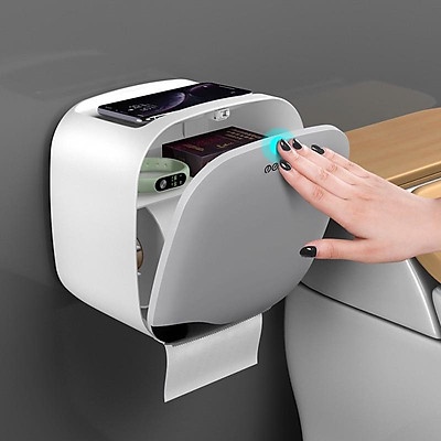 Hộp đựng giấy vệ sinh Oenon dán tường nhà tắm 2 ngăn