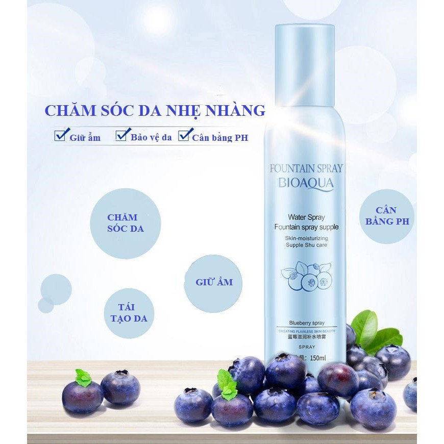 Xịt Khoáng Dưỡng Ẩm BIOAQUA XKB01 150ml SAKOVI | BigBuy360 - bigbuy360.vn