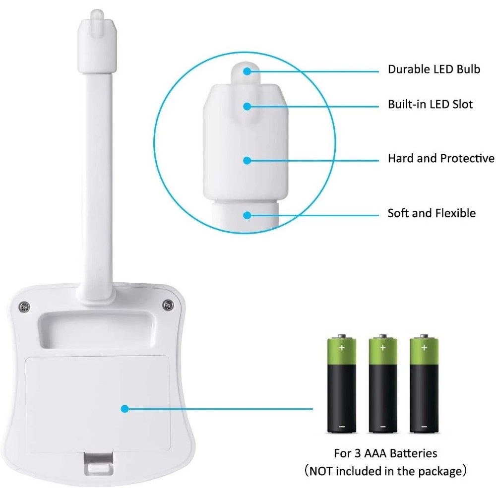 Đèn LED Toilet Cảm Biến Chuyển Động Thông Minh 8 Màu Chống Thấm Nước