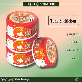 Pate ciao dạng thịt và soup cho mèo