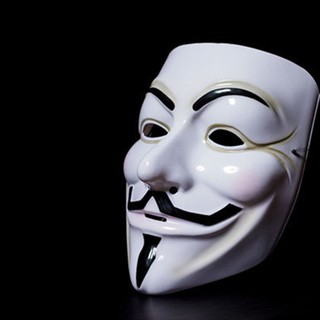 Mặt nạ hacker Anonymous Trắng-h19