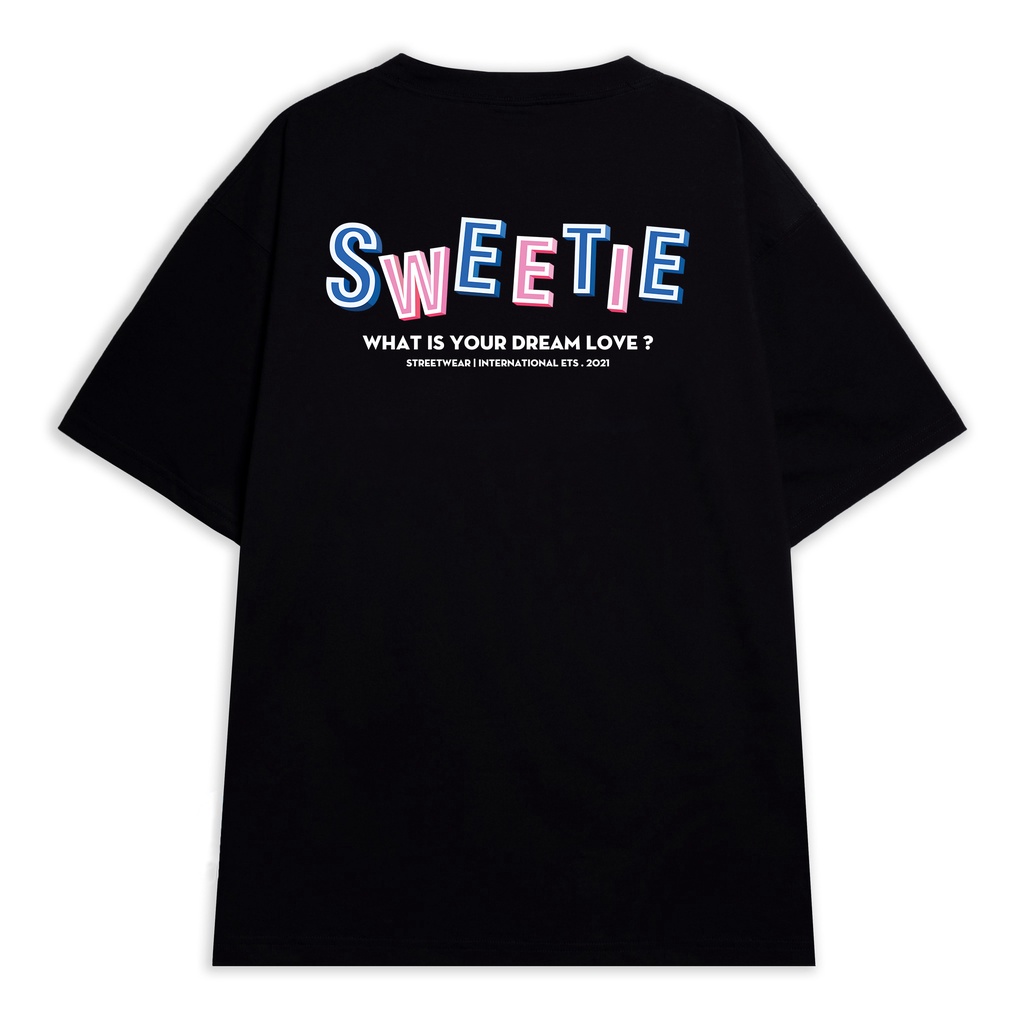 Áo thun SWEETIE LOVE Tee - Black - Unisex